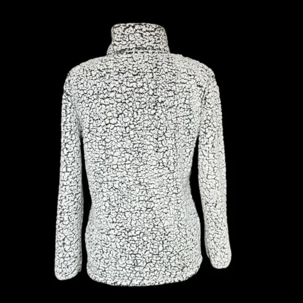 Ohio State University Woman's Fleece Sherpa Scarlet & Gray Ohio State Emblem XL - Picture 2 of 6